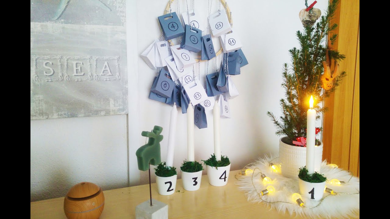 Diy: prepariamo due Calendari dell'Avvento in stile nordico