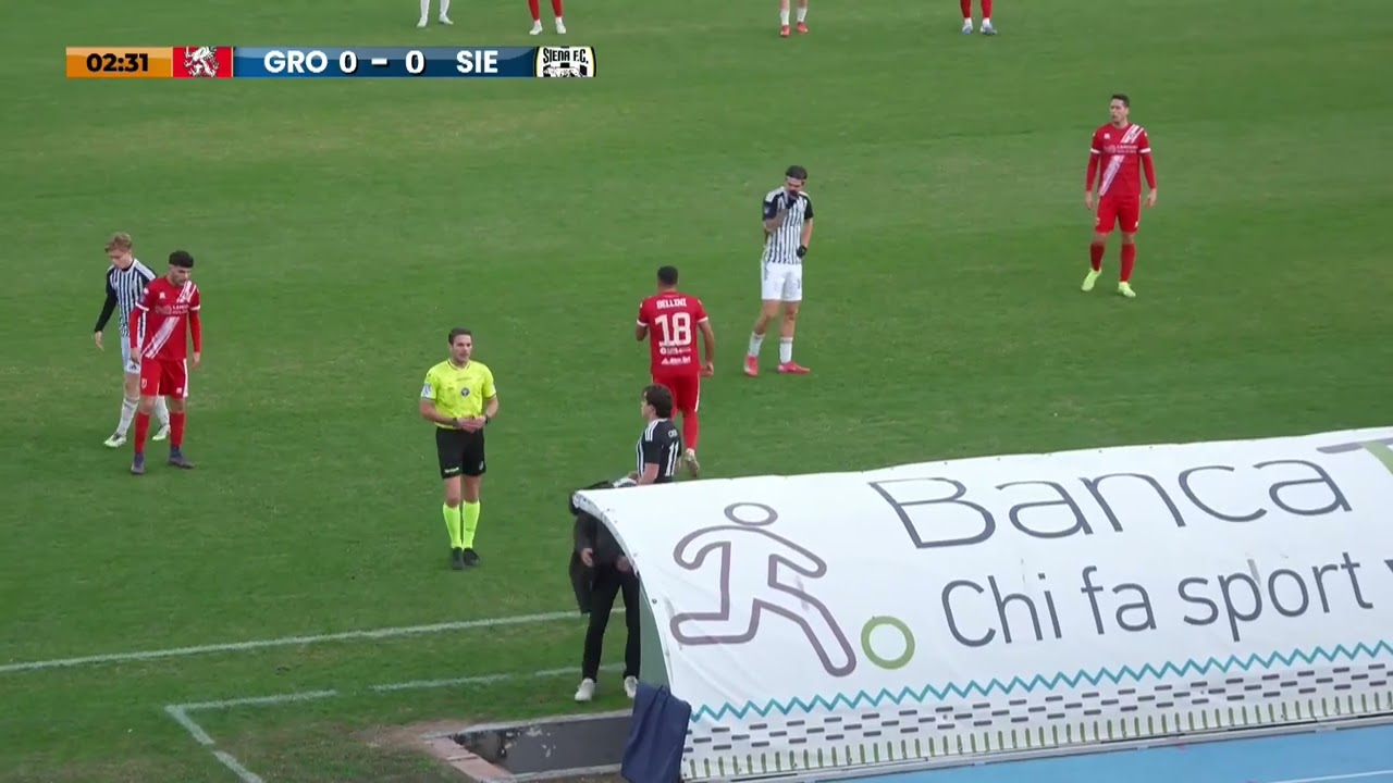 Grosseto-Siena 1-1 - Partita Integrale