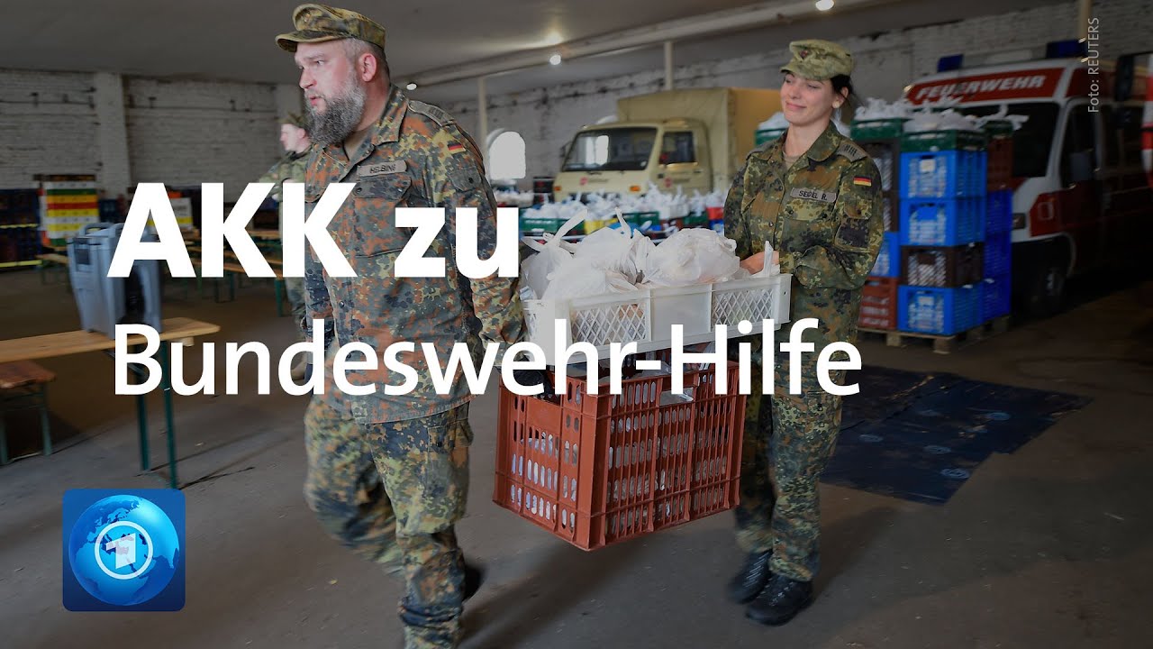Coronavirus: Kramp-Karrenbauer zur Bundeswehr-Hilfe