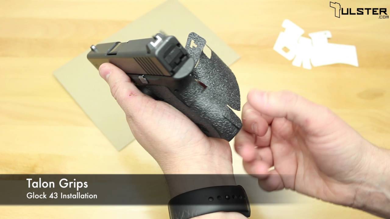 Как установить рукоятки Talon Grips на Glock 43 &mdash; Tulster