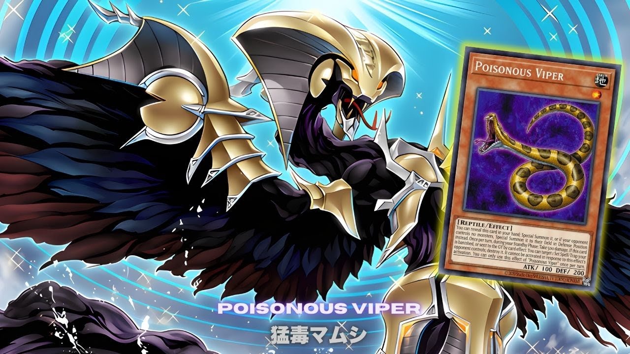 New Reptile = Ogdoabyss, the Ogdoadic Overlord !! Poisonous Viper DECK NEW CARD - YUGIOH