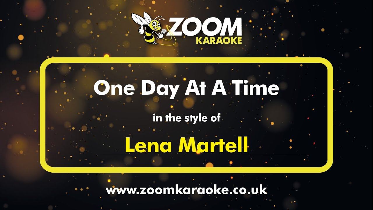 Lena Martell - One Day At A Time - Karaoke Version from Zoom Karaoke