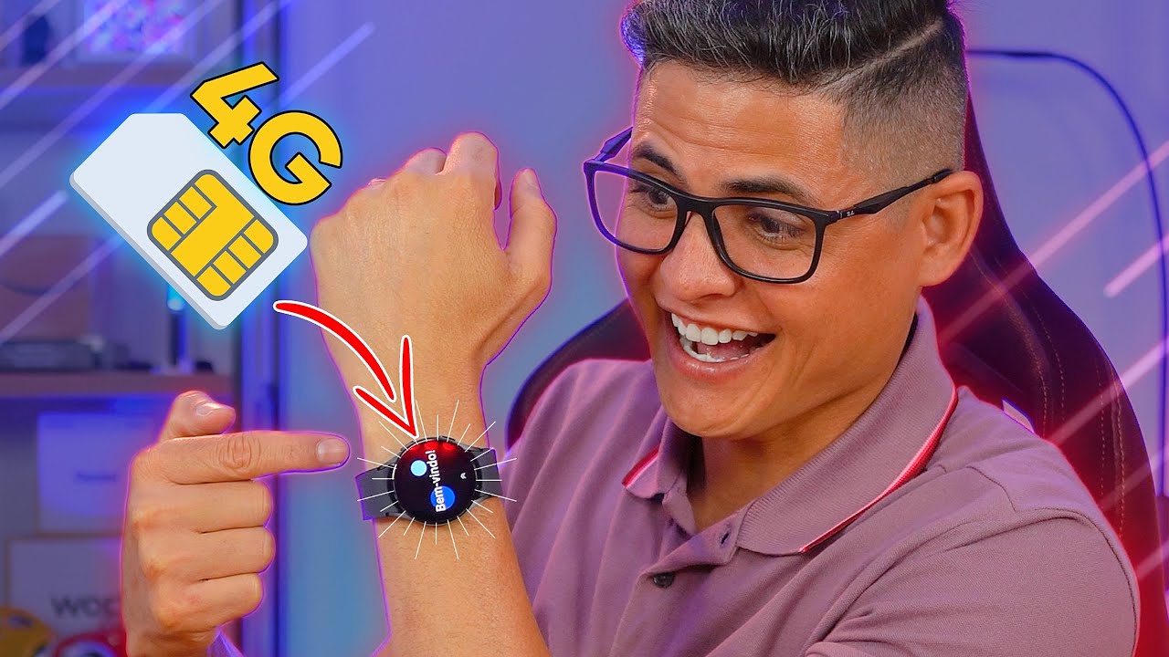 COMPREI o relógio da Samsung com CHIP 4G! Esse é o Galaxy Watch 5 LTE! Unboxing e Impressões