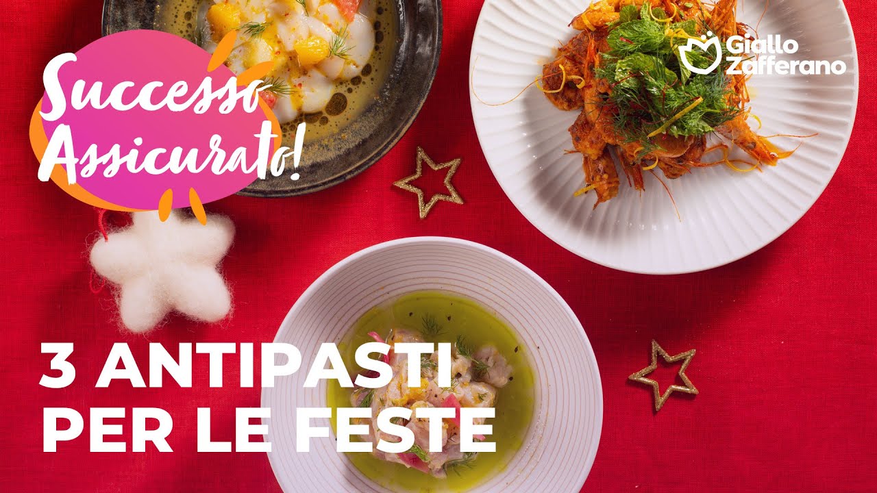 3 ANTIPASTI per il MEN&Ugrave; delle FESTE - SUPER SAPORITI🎅✨🎄😋