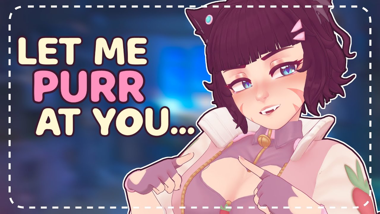꒰ASMR꒱🐾 Purrfect Tingles - Catgirl Purrs Into Your Ears 💤