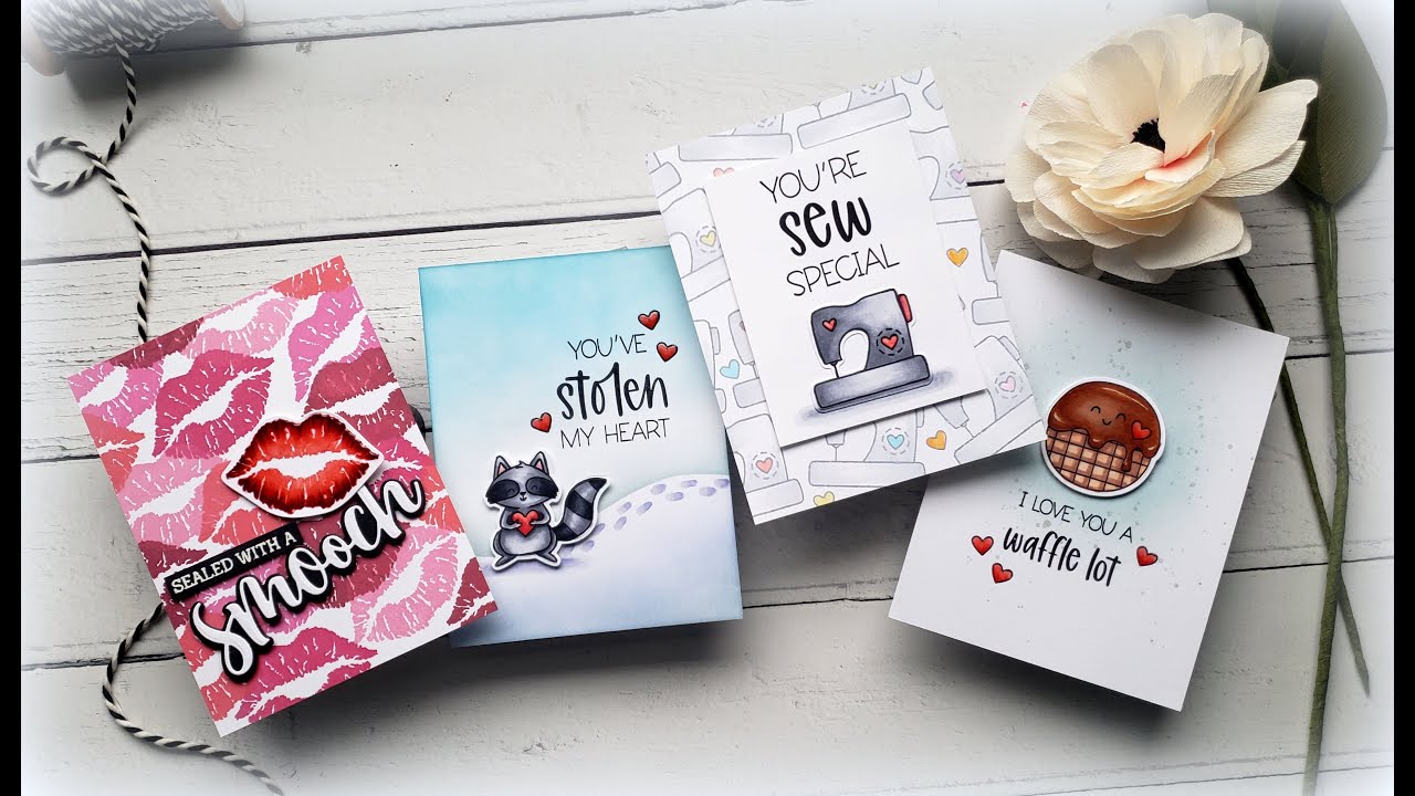 Ways to Use Small Stamps: Valentines Day