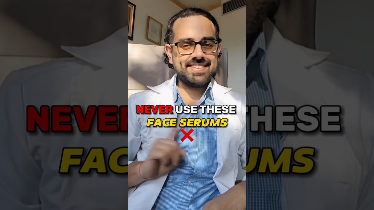 Never❌Use These Face Serums 😱 #faceserum #serum #skincare