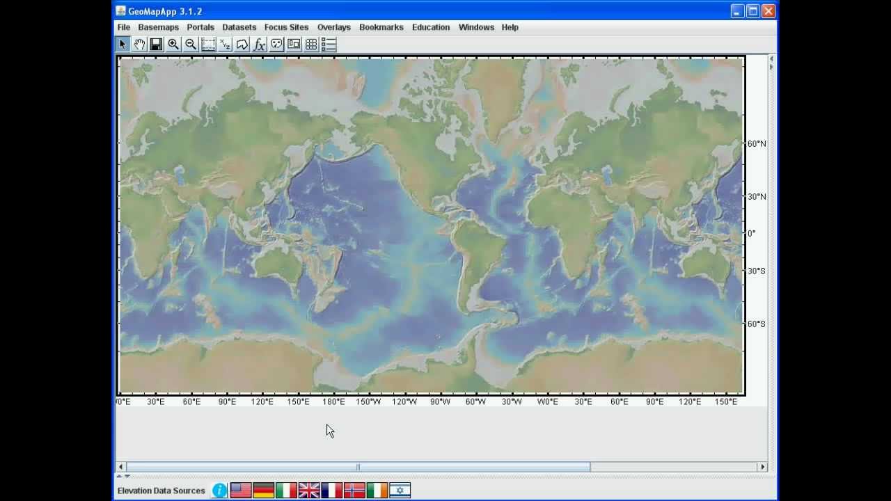 Introduction: Default topography base map