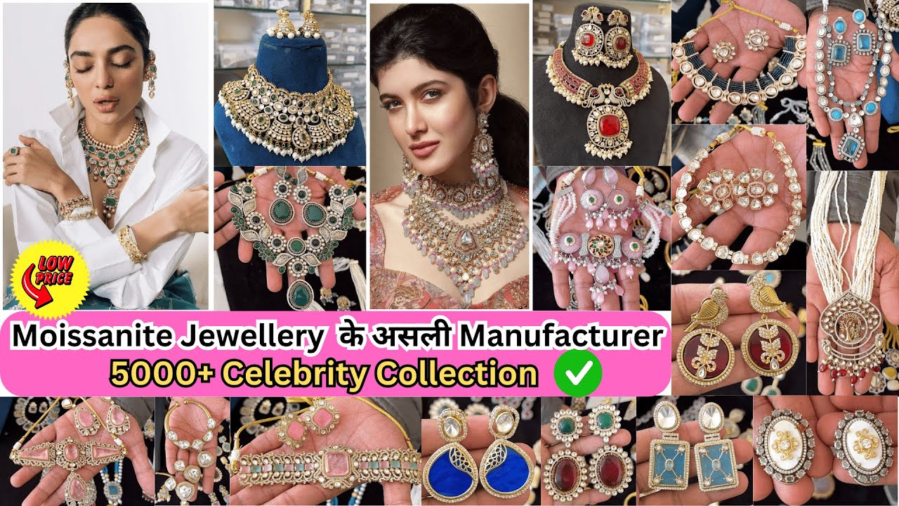 Bridal and Partyware Moissanite Jewellery Celebrity Collection | Wholesale Market Jaipur