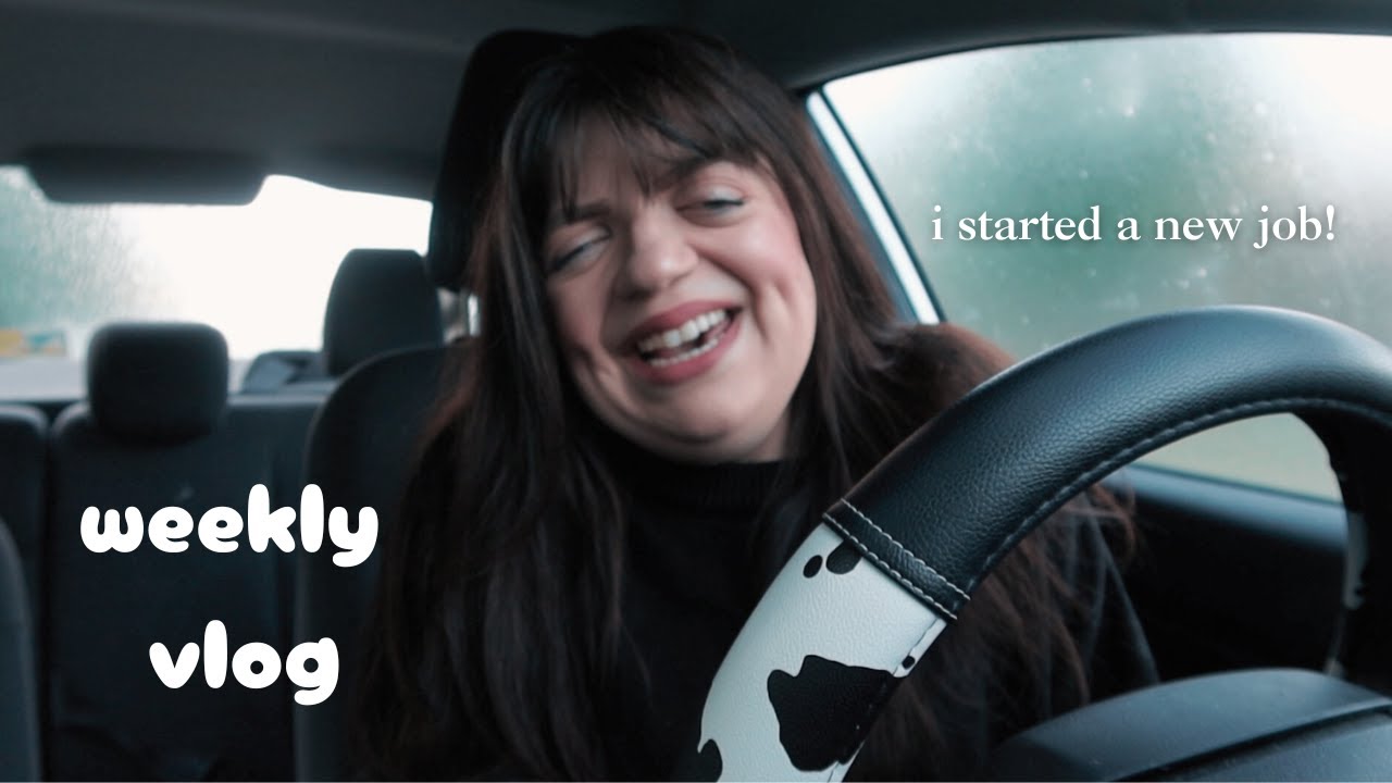 VLOG: my first week of work !!! | living with pfeiffer ✨