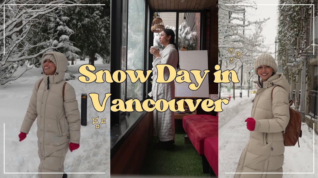 Snow Day in Vancouver || Snow Storm in Canada || Vancouver Vlog