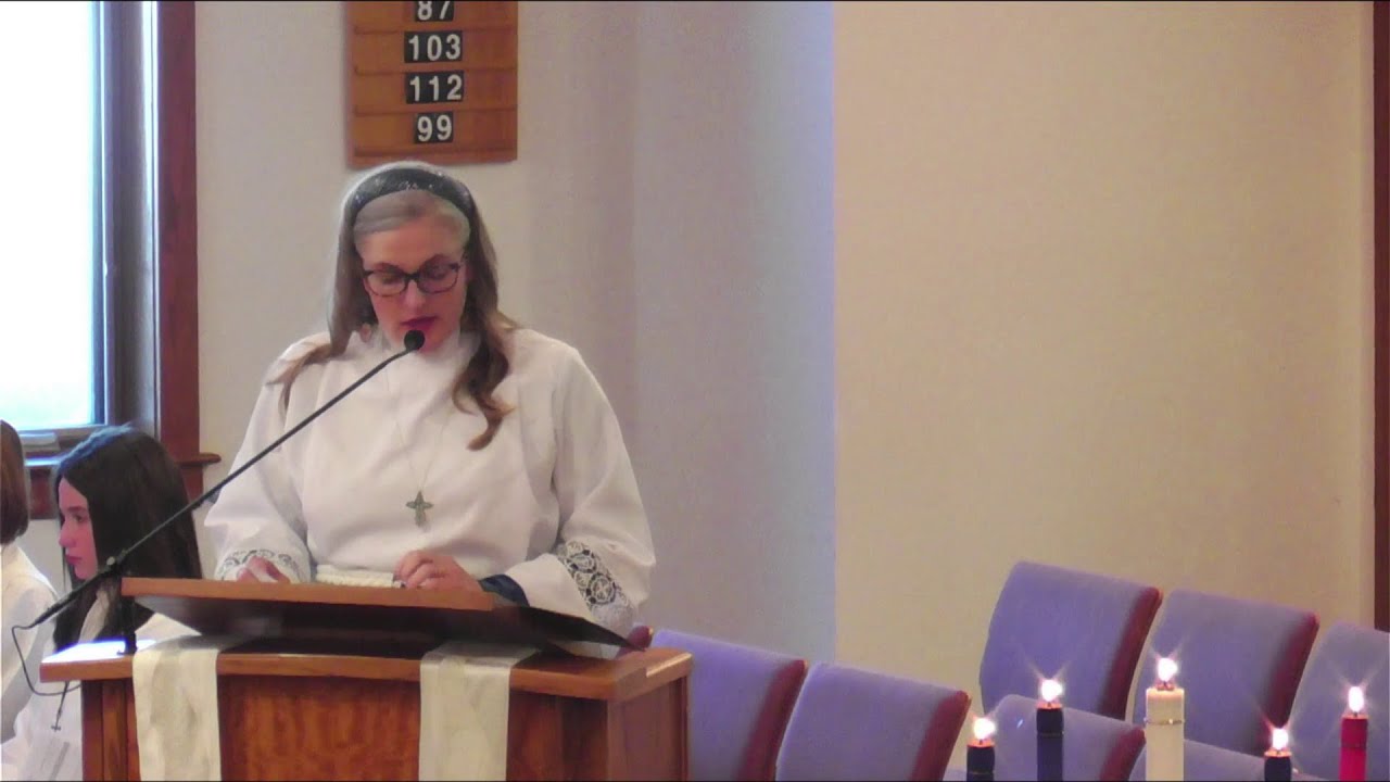 Kate Mohan's Sermon January 4 at 10:30 am