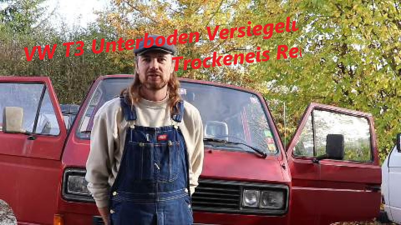 VW T3 Trockeneis Reinigung, und Unterboden Versieglung!