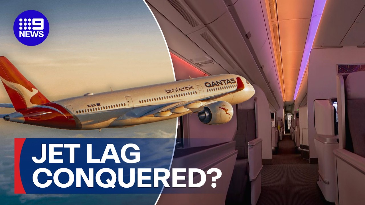 How Qantas plans to conquer jet lag on the world's longest flight | 9 News Australia