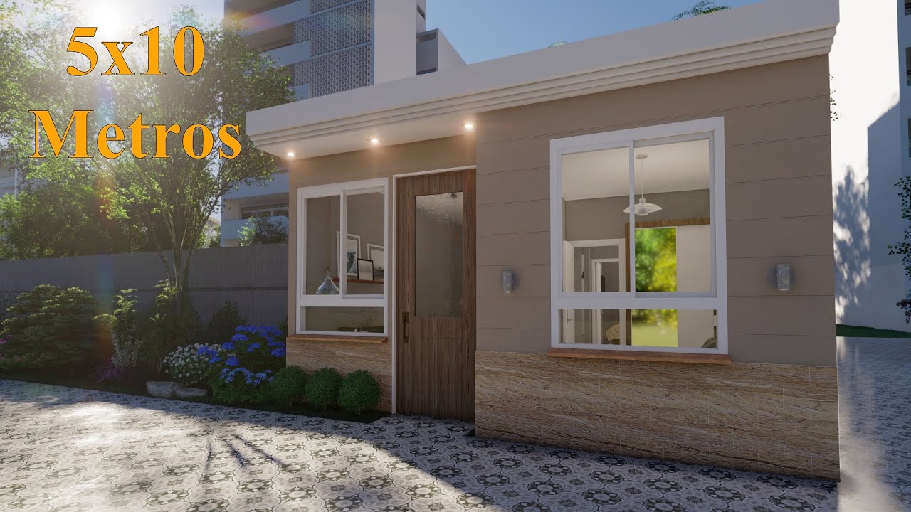 🏡 Económica Casa de 5x10 metros con 2 Dormitorios