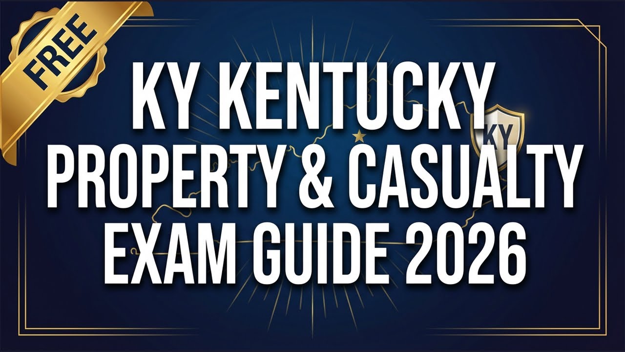 Kentucky Property Casualty Exam Guide 2026 | FREE Study Guide & Practice Test