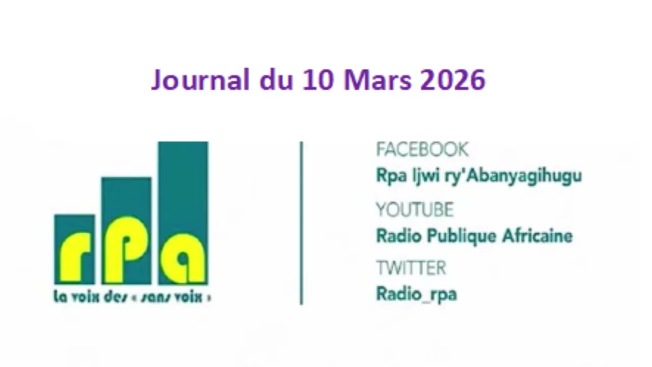 Journal du 10 Mars 2026