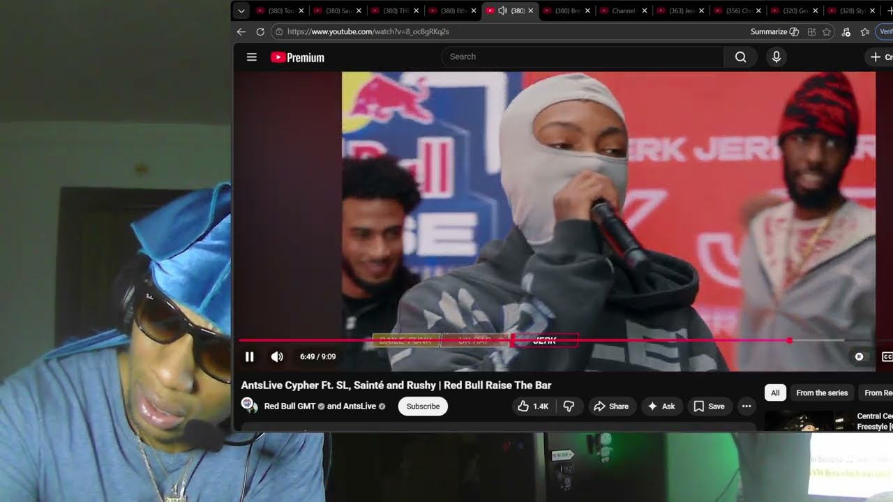 ANTSLIVE CYPHER FT. SL, SAINTé AND RUSHY | RED BULL RAISE THE BAR #ukdrill #ukreaction #ukmusic 