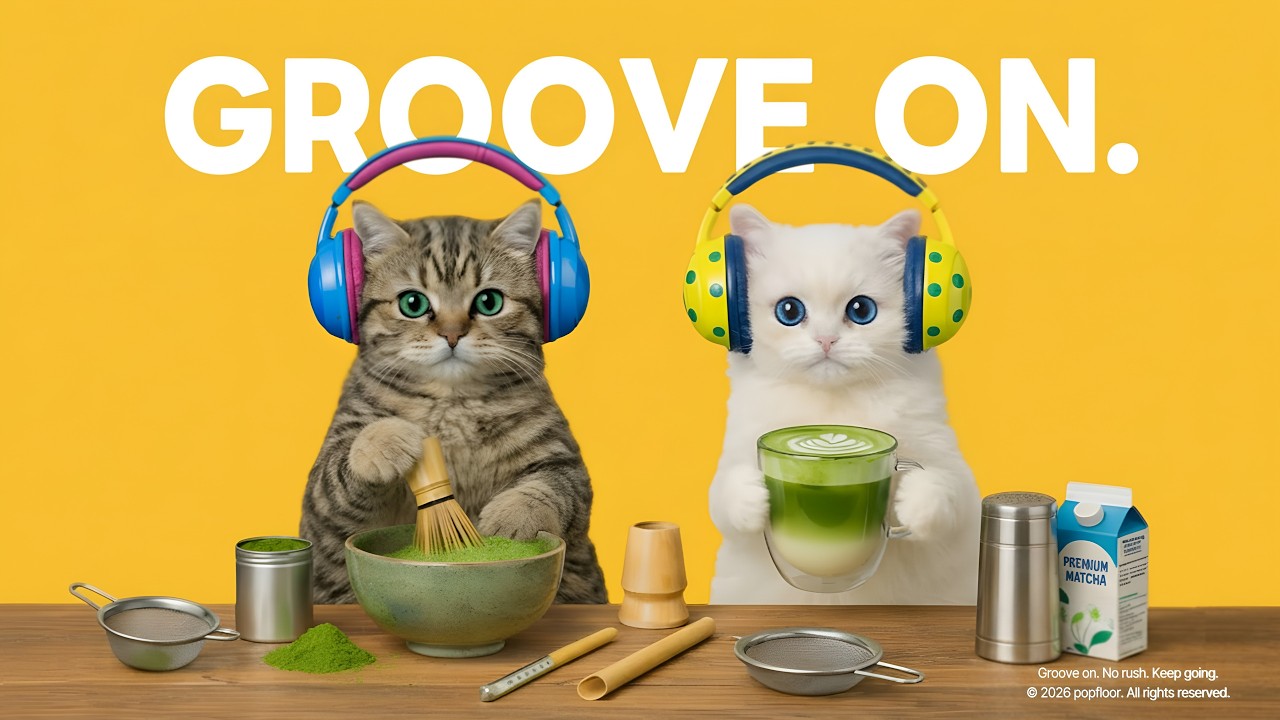Playlist | 느좋 그루브에 말차 한 스푼 🍵💛 이번 주는 다 잘될 거야! GROOVE POP · JAZZPOP 😎 카페 · 매장음악 · Relax & Focus