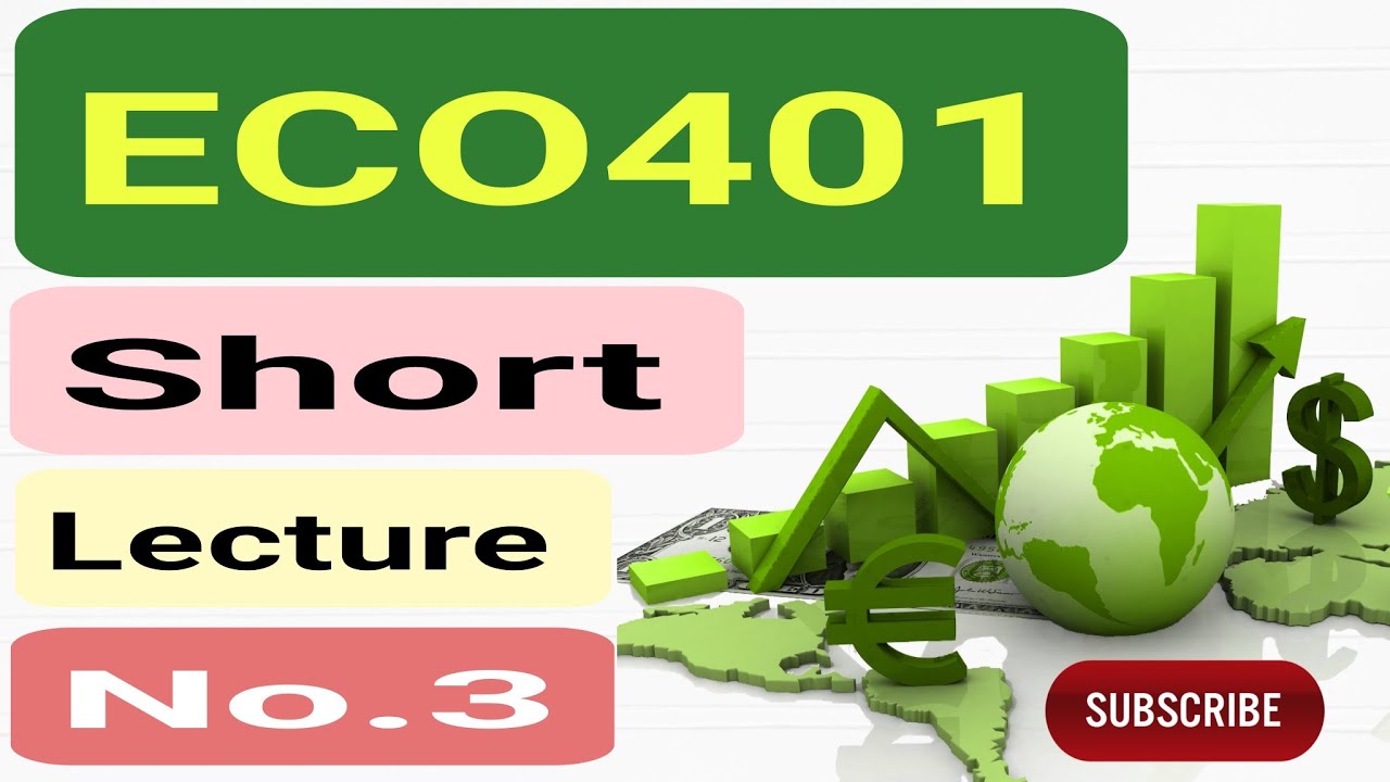 Eco401 Lecture No.3 | Midterm Preparation | Cut to Fit