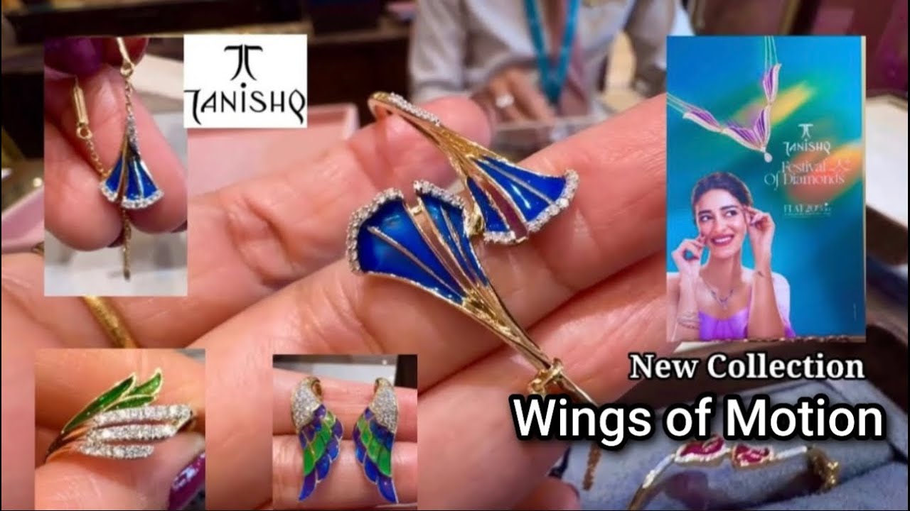 Tanishq 2026 New Light weight Diamond Collection with Price/WINGS OF MOTION/Diamond Bracelet/Deeya