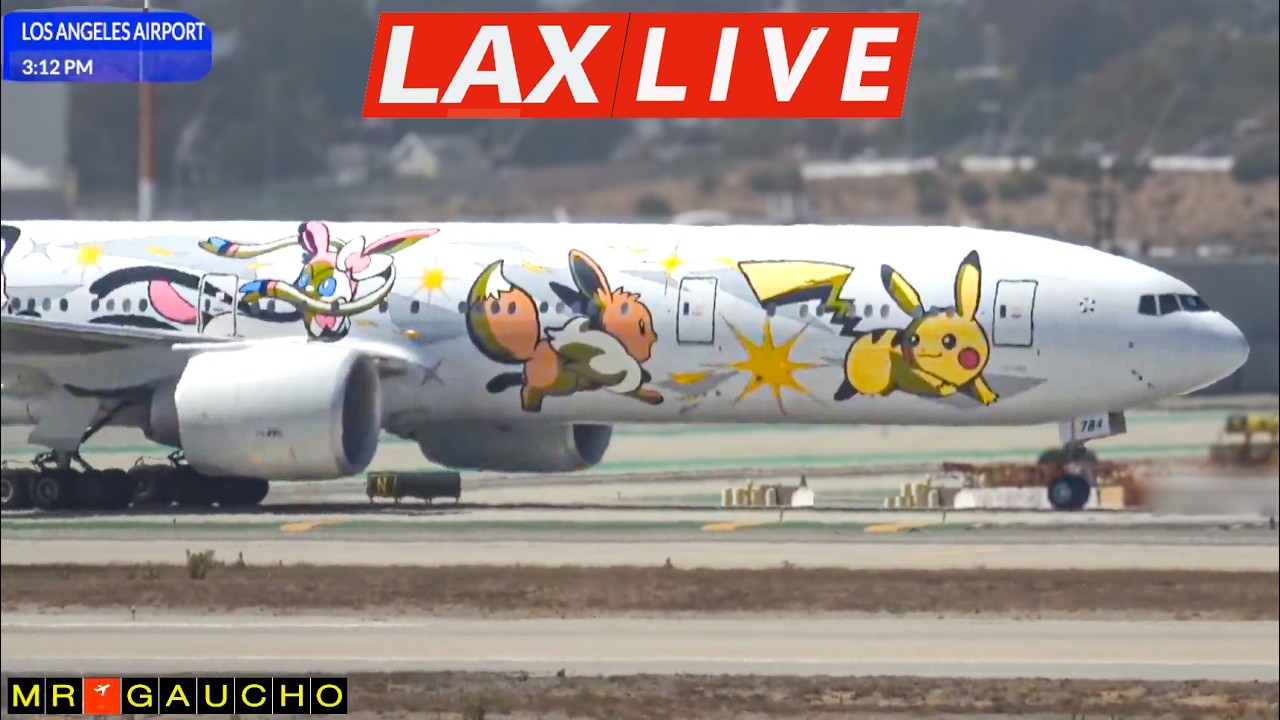 🔴 LAX LIVE | LOS ANGELES AIRPORT PLANE SPOTTING | August 03, 2026