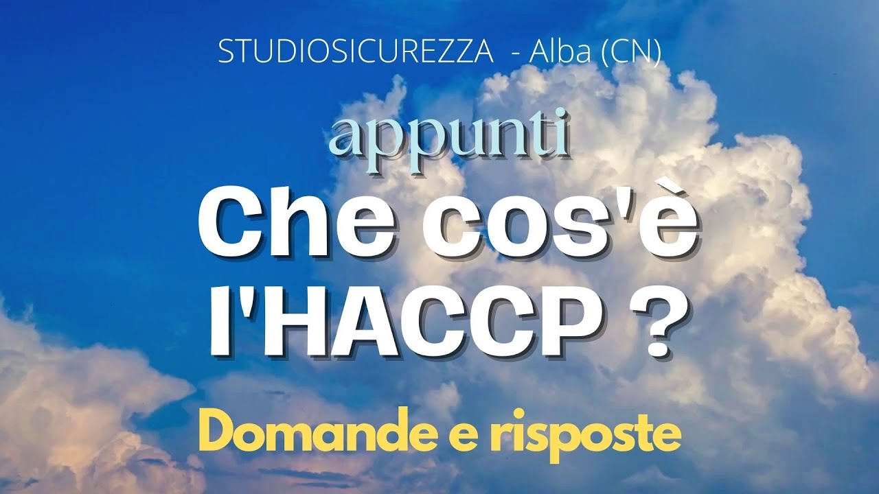 CHE COS'E' L'HACCP