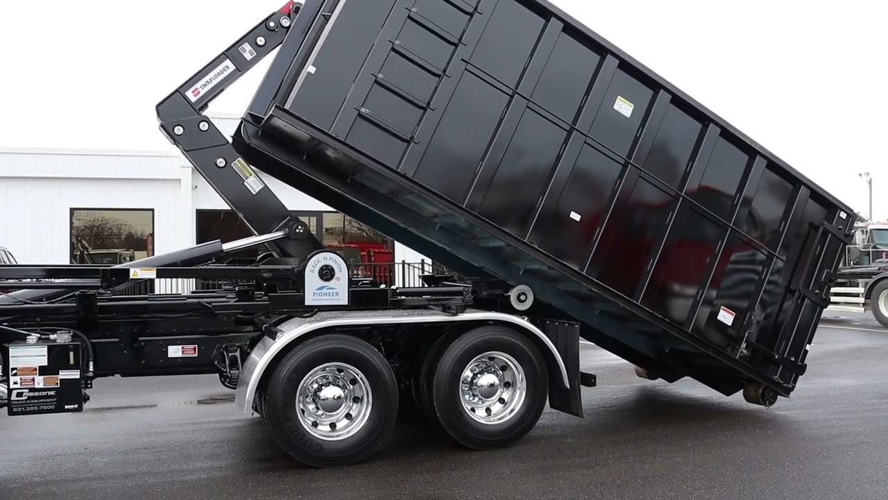 Swaploader Hooklift Dumpster Pick-Up Tutorial