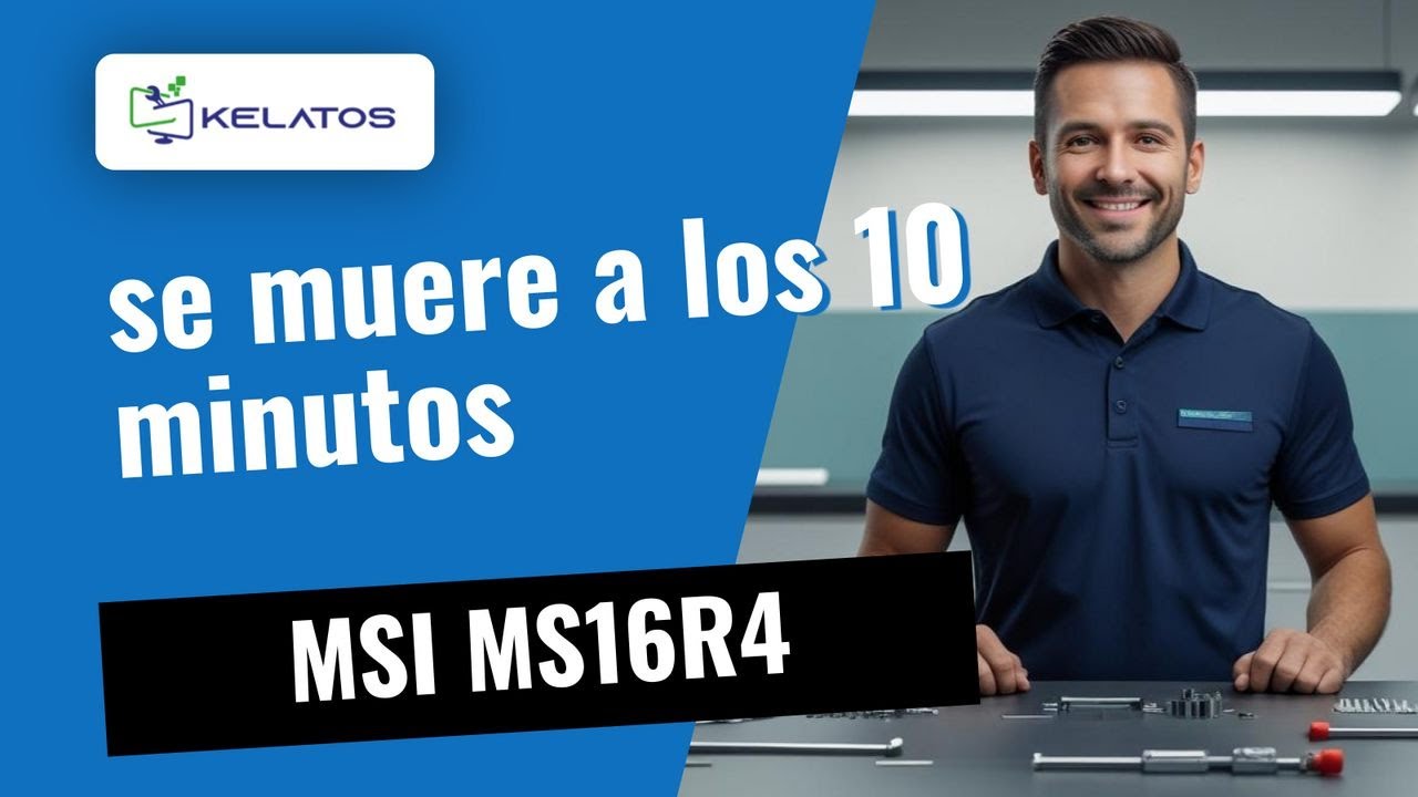¿Tu MSI MS16R4 se muere a los 10 minutos de desenchufar? 🔋 Cambio de batería