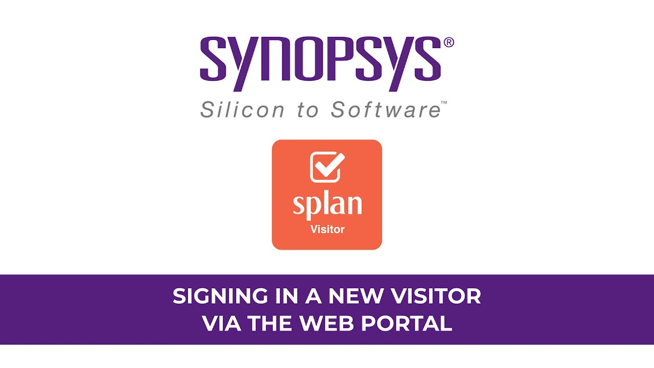SYNOPSYS - SPLAN COURSE - REVISED WEB PORTAL REGISTER GUEST