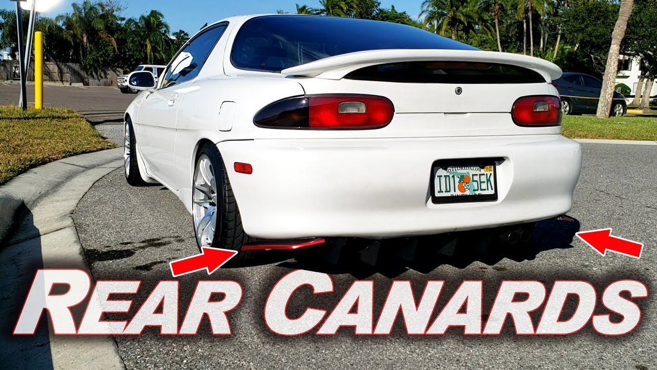 Rear Bumper Lip Canard Install | Mazda Mx3 - All Motor Project