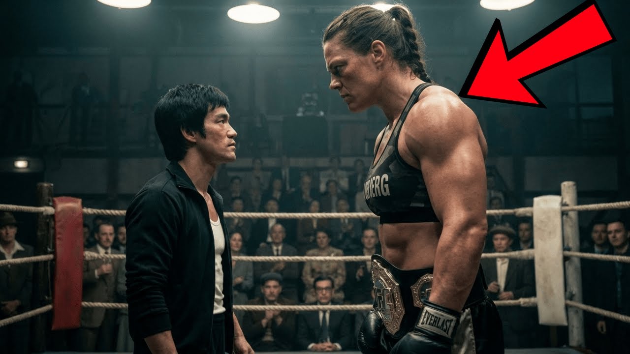Bruce Lee foi desafiado pela campeã holandesa de kickboxing de 240kg em 1971 — Ringue de Amsterdã