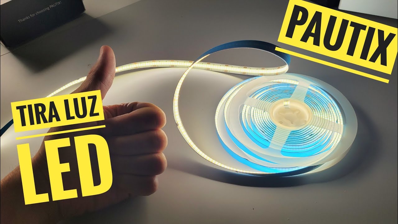 💡 ¡DESCUBRE LA TIRA LED PAUTIX! 🌟 ILUMINACIÓN AJUSTABLE Y PROFESIONAL AL INSTANTE ⚡