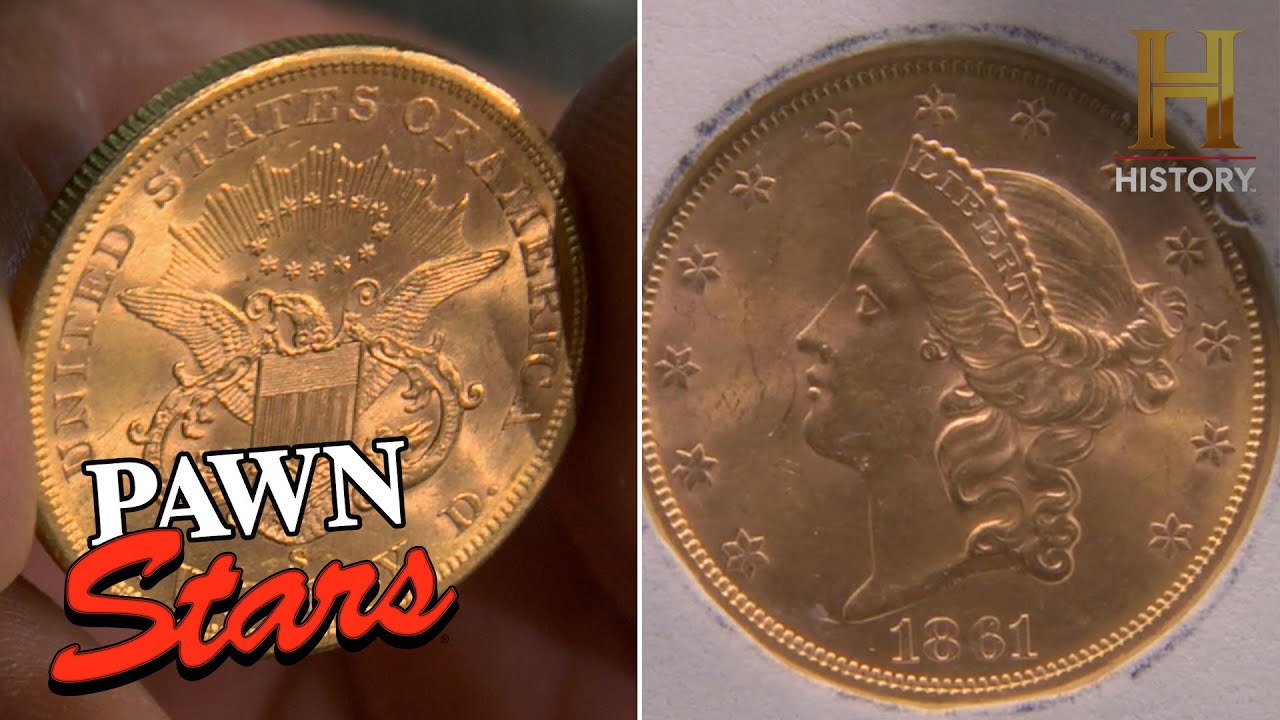 $34,000 For Rare 1861 Gold Coin (Season 3) | Pawn Stars