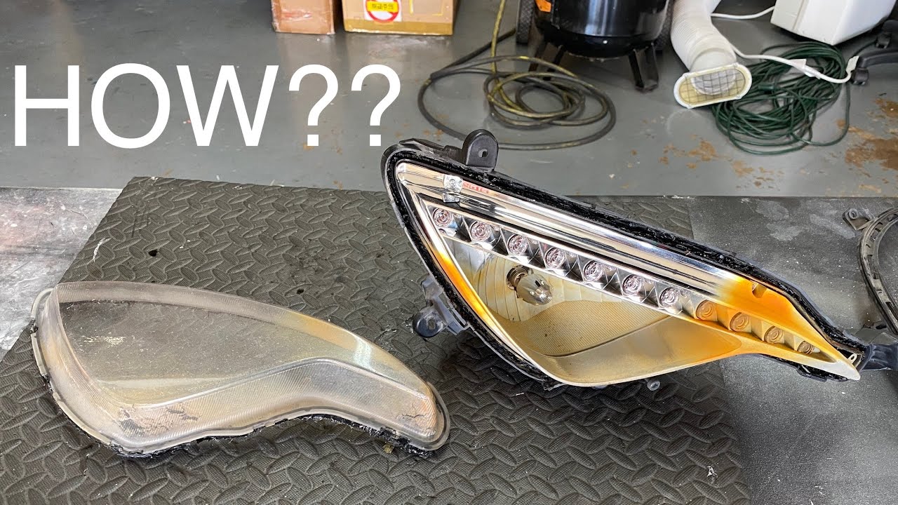 how to OPEN GENESIS COUPE fog lights
