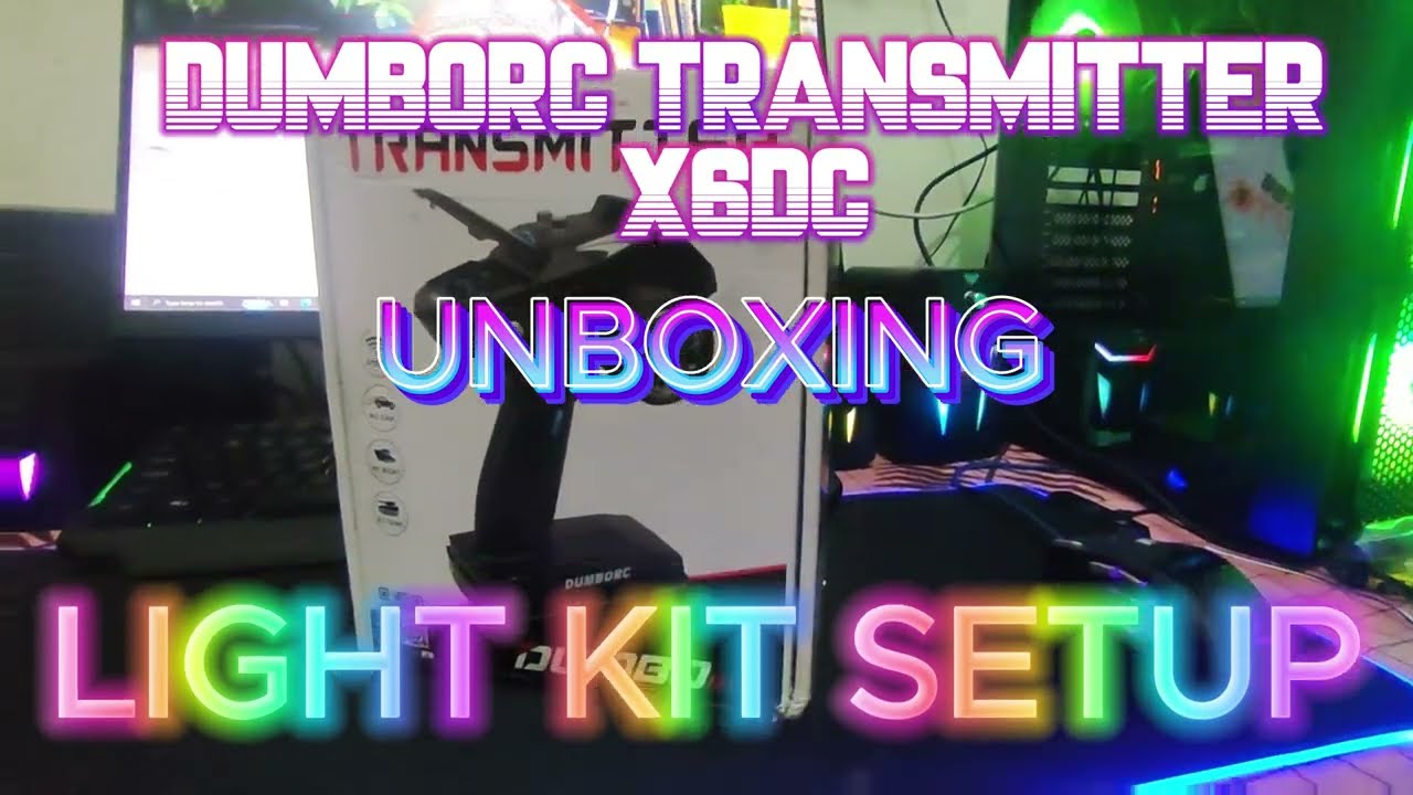 DumboRC transmitter Unboxung & DumboRC light system guide