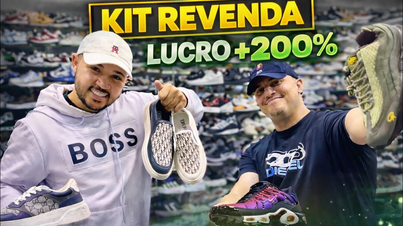 🔥👟O MAIOR FORNECEDOR DE TÊNIS IMPORTADOS E PREMIUM CRIOU KIT REVENDA PRA VC LUCRAR! #brás #sneakers