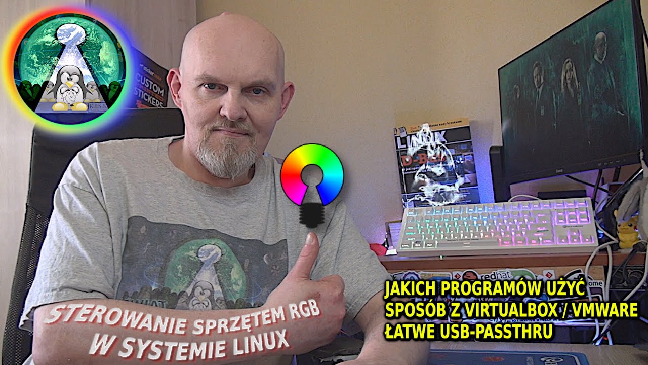 Urządzenia RGB w Linux czyli kolorowy zawrót głowy Czym i jak to ogarnąć? Także łatwe USB Passthru