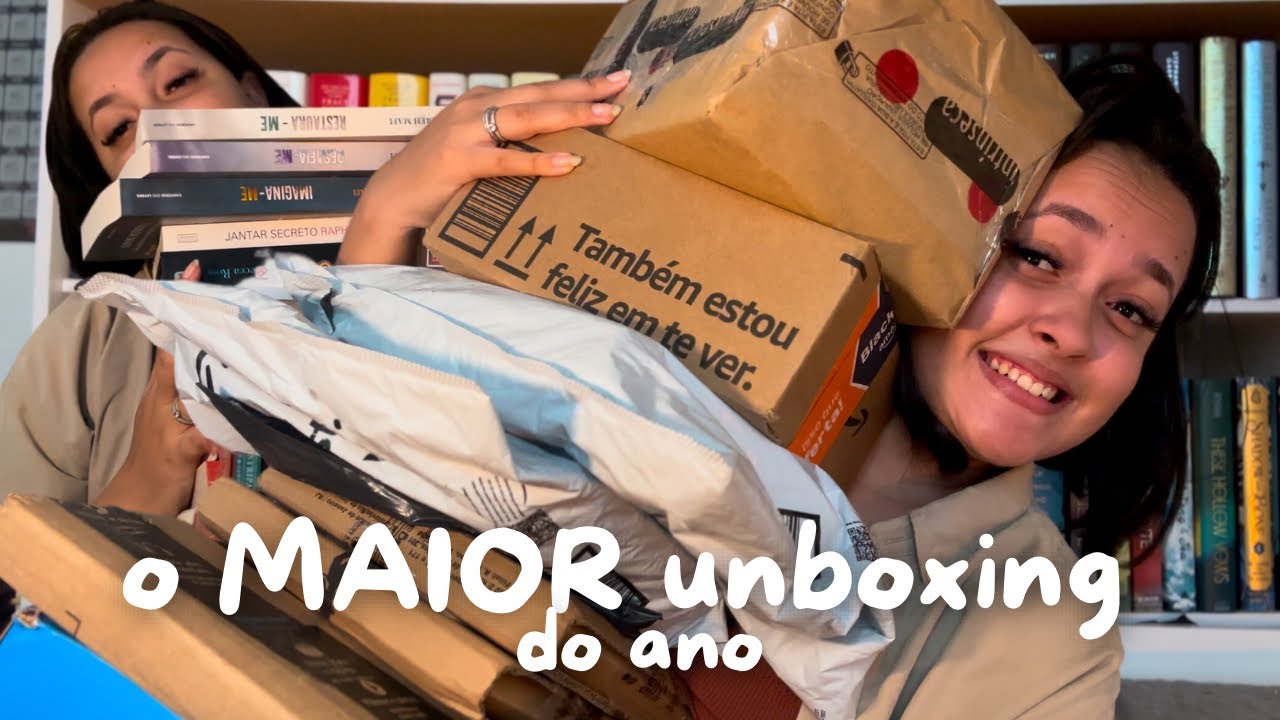 Unboxing de livros da black friday📦💸