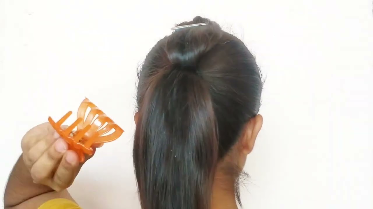 Quick & Easy Bun Hair Girl Everyday l simple juda hairstyle l hair style girl
