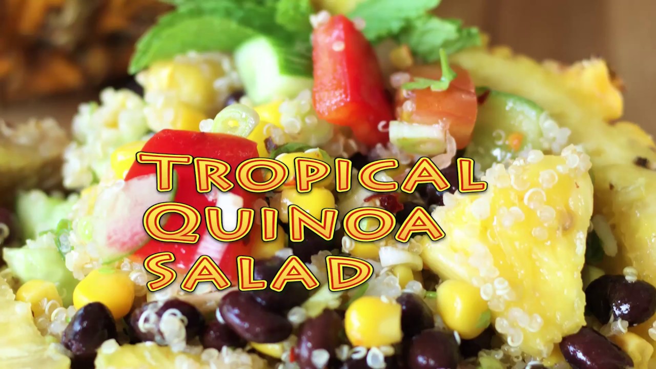 Tropical Quinoa Salad Recipe - Fresh, Healthy, and Vegan I Healthynidhi