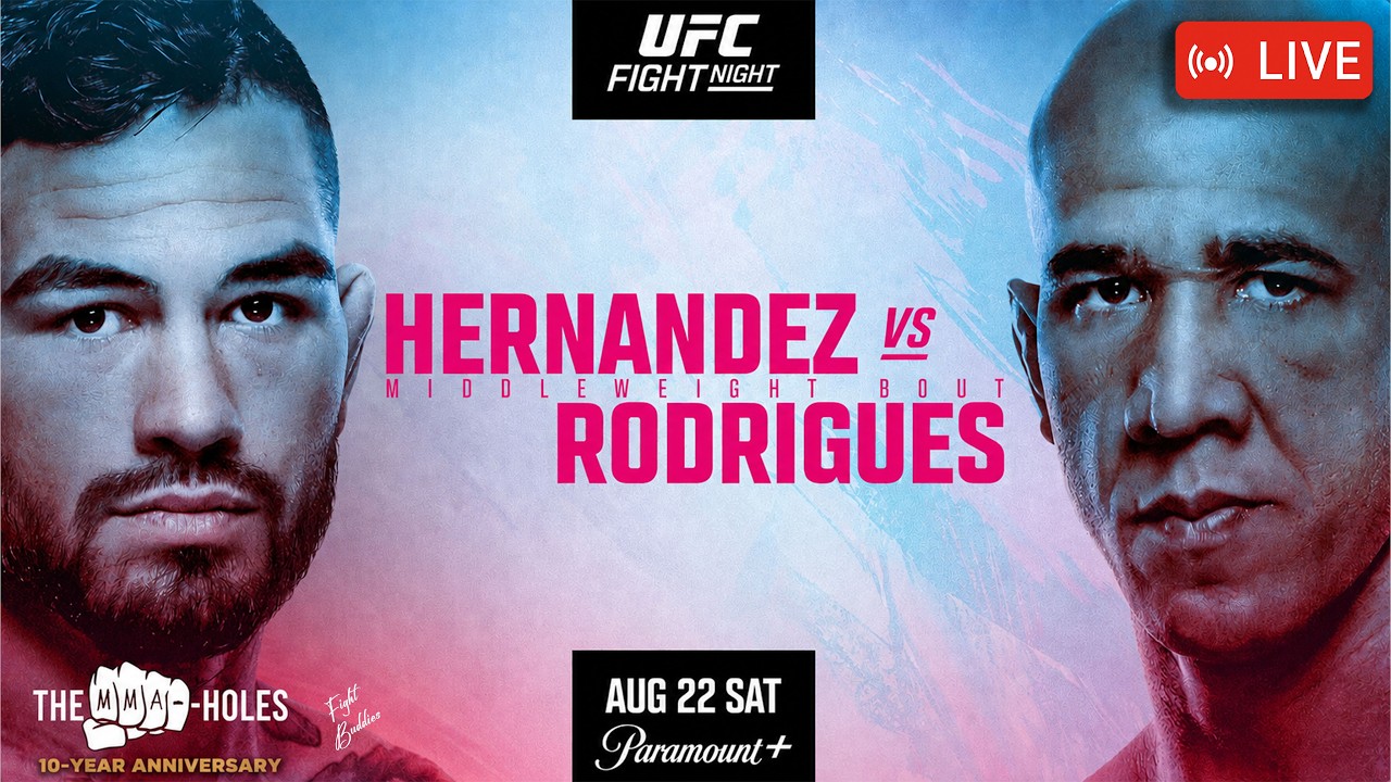 🔴UFC SACRAMENTO: ANTHONY HERNANDEZ x GREGORY RODRIGUES | LIVE STREAM
