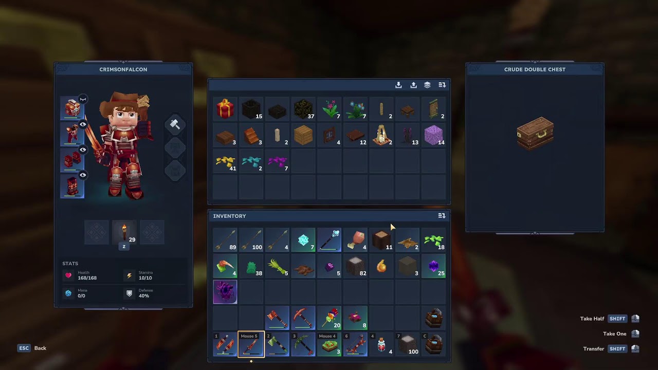 Exploring in Hytale