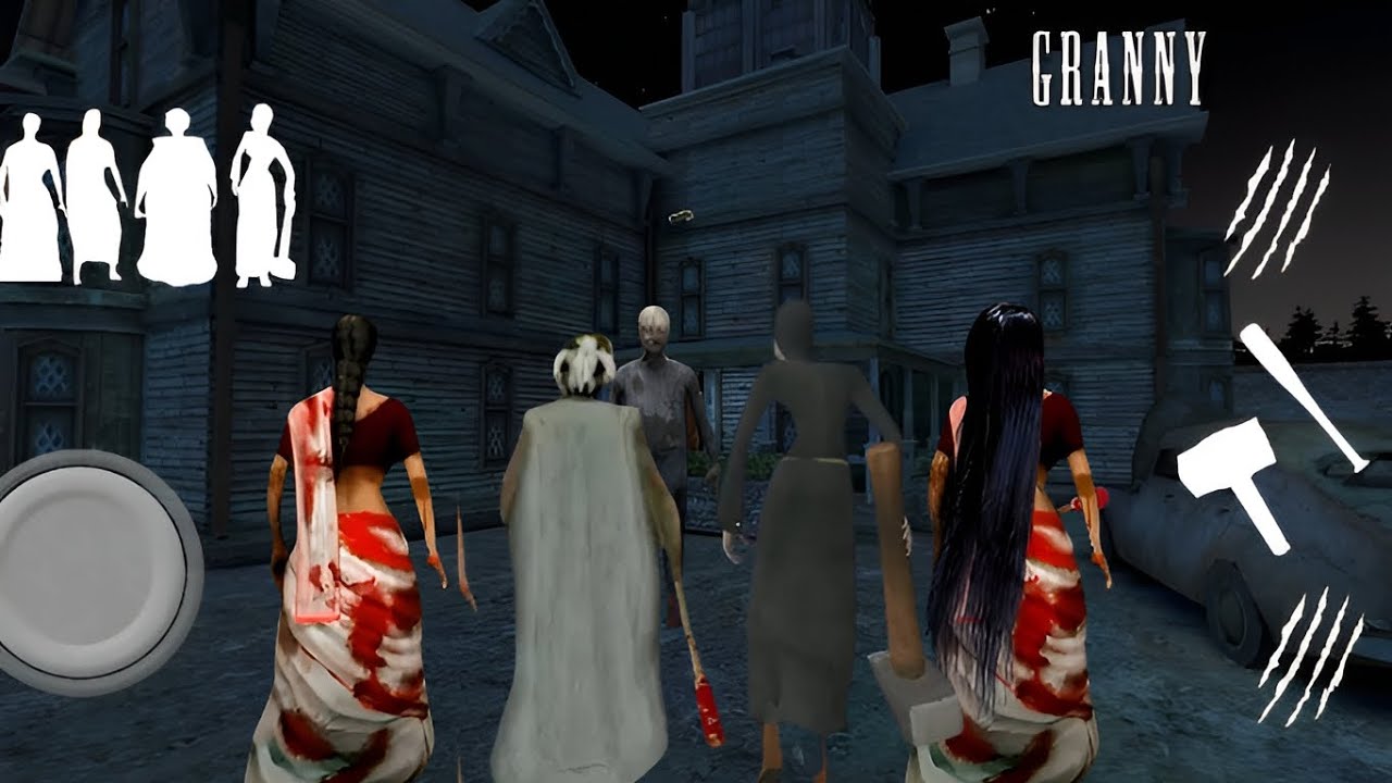 PLAYING AS GRANNY KAMLA EVIL NUN MONIKA IN GRANNY 3 GAME 