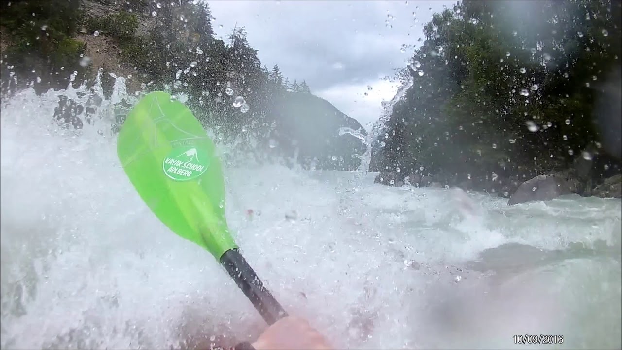 Tösens Section kayaking, Austria 2018