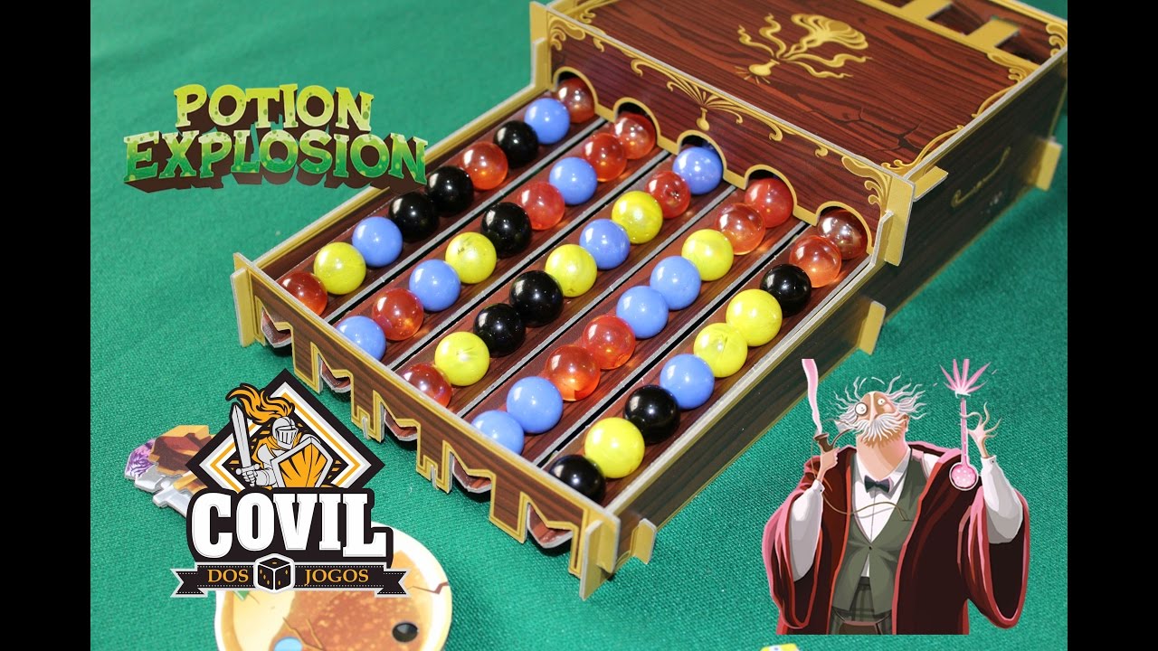 Covil dos Jogos - Review e Gameplay Potion Explosion