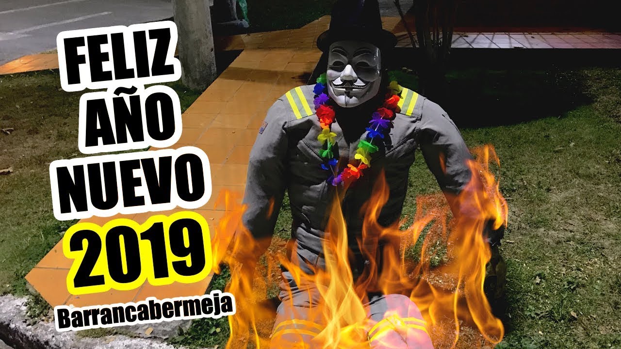 Año viejo Barrio El Recreo 2018 - 2019 Barrancabermeja