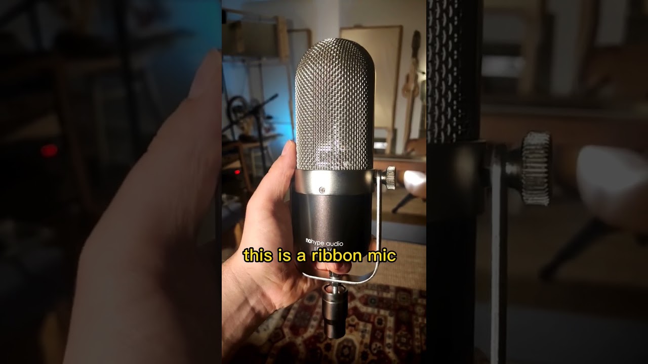 The ribbon inside a ribbon microphone is super thin... 0.0025mm!!