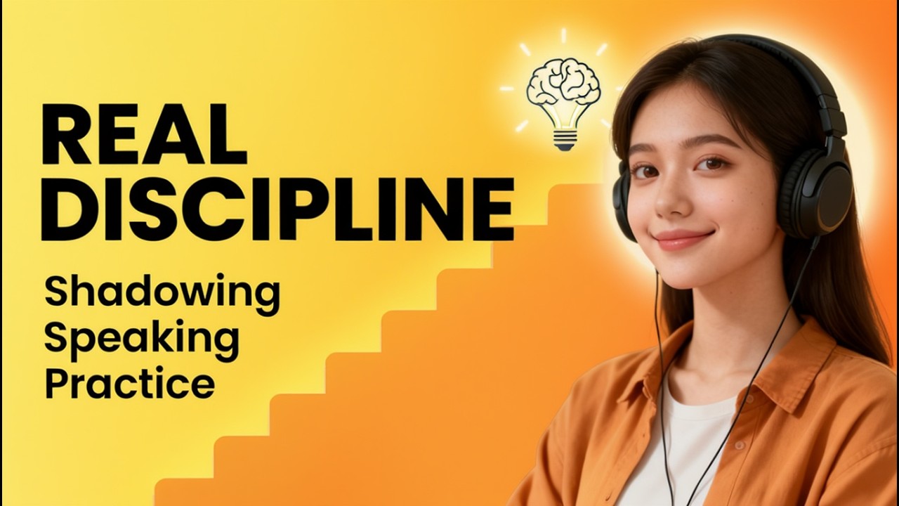 How To Actually Be Disciplined 🔥 | Shadowing English Speaking Practice
