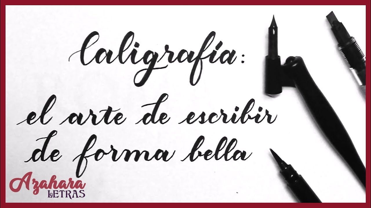 Curso de #Caligrafía - Lección 1: Qué es la caligrafía y sus diferentes estilos